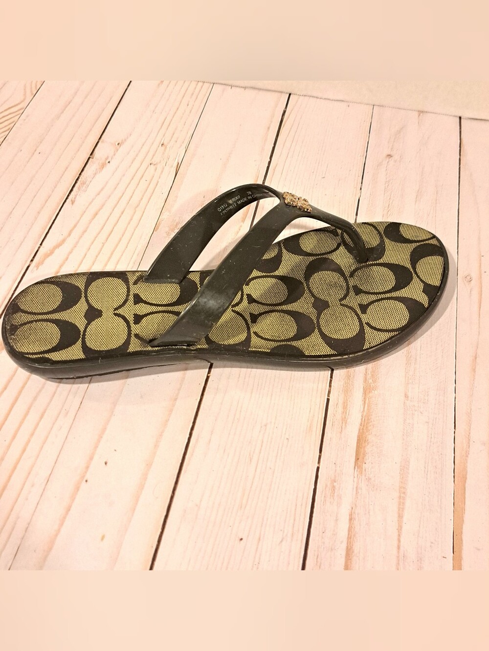 Coach Trixie Signature C Thong Sandals